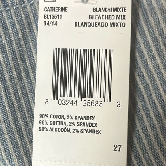 Buffalo Mixed  Print Patchwork Denim Vertical Striped‎  70s Look Skirt Sz 4 NWT - Picture 6 of 7